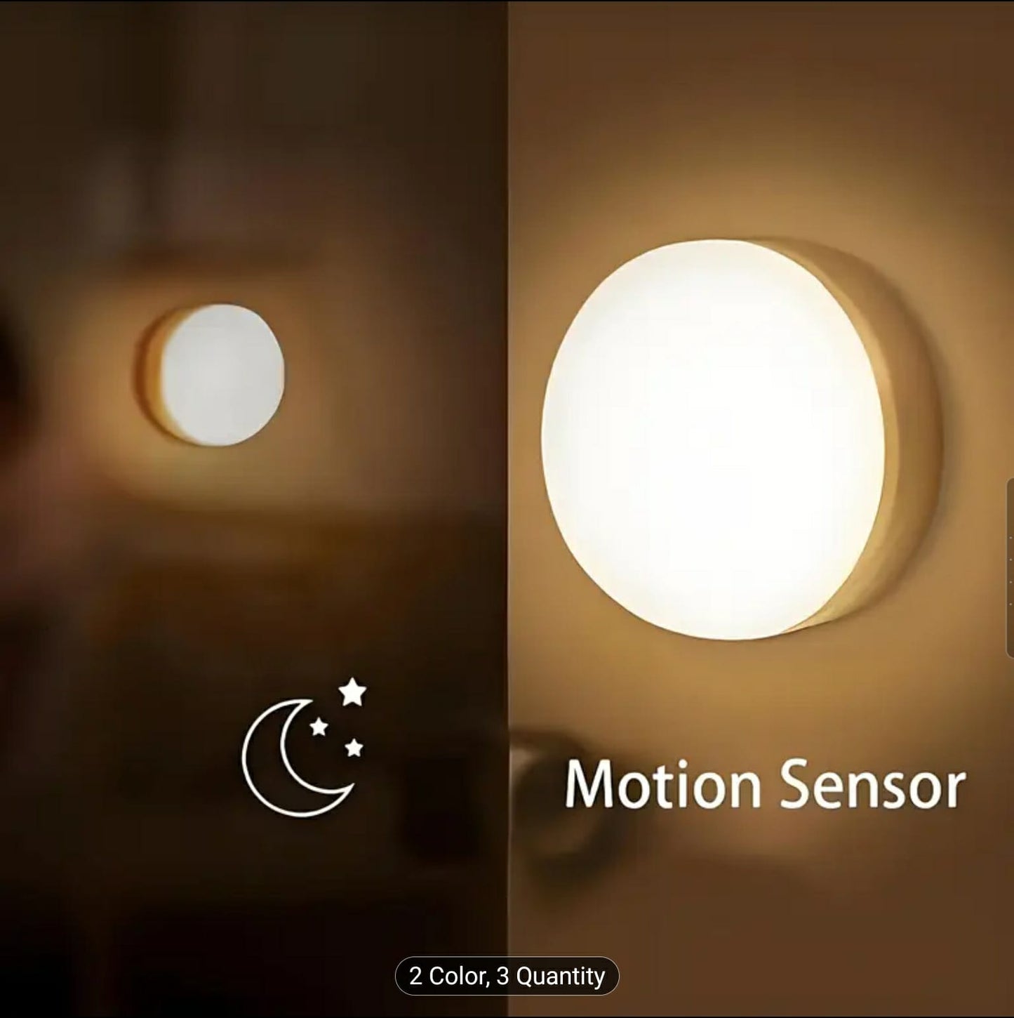 Motion Sensor USB Rechargeable LED Night Light