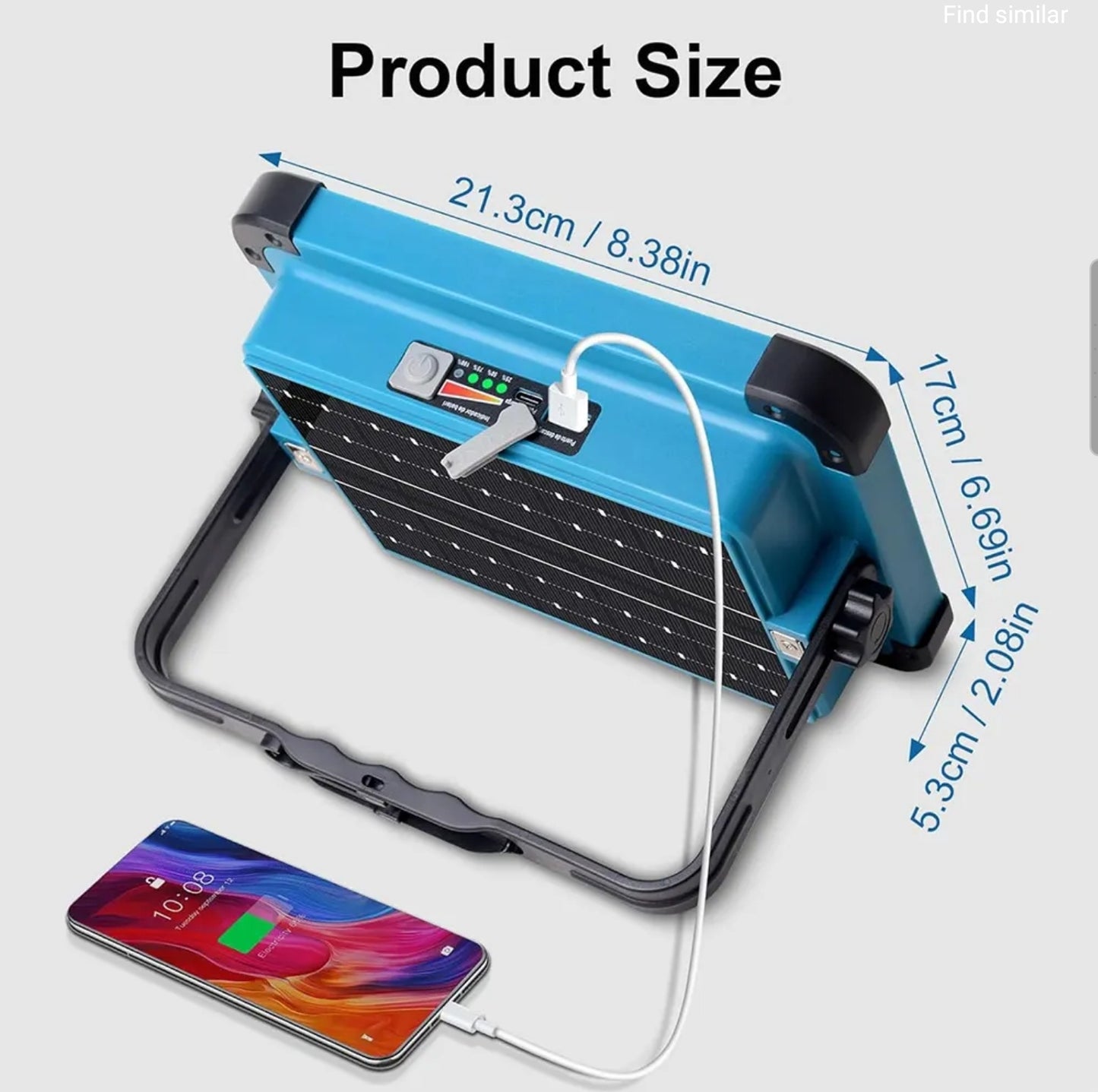 SOLAR Rechargeable LED Portable Work Light