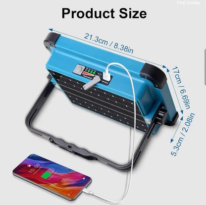 SOLAR Rechargeable LED Portable Work Light
